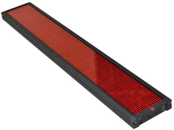 Светодиодная бегущая строка красного цвета для авто - SMART704